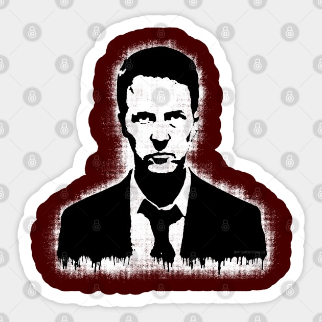 Fight Club Sticker by LocalZonly